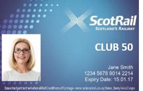 club smart card|ScotRail Club 50 Smartcard .